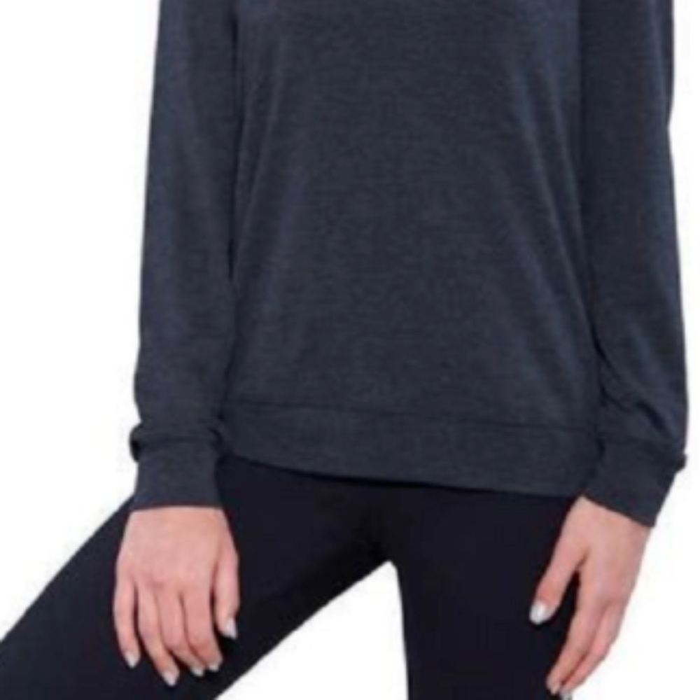 Matty M Women's Long Sleeve Tee with Side Zippers - Picture 4 of 5